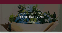 Desktop Screenshot of janefallon.co.uk